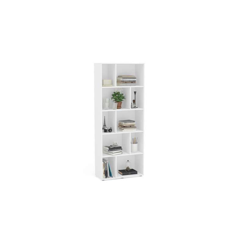 Estante Xangai 10 Nichos Branco Politorno - Branco