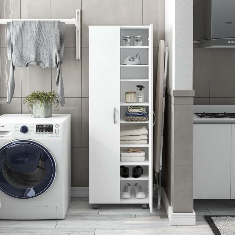 Arm&aacute;rio Organizador Limeira Alto Branco Politorno - Branco