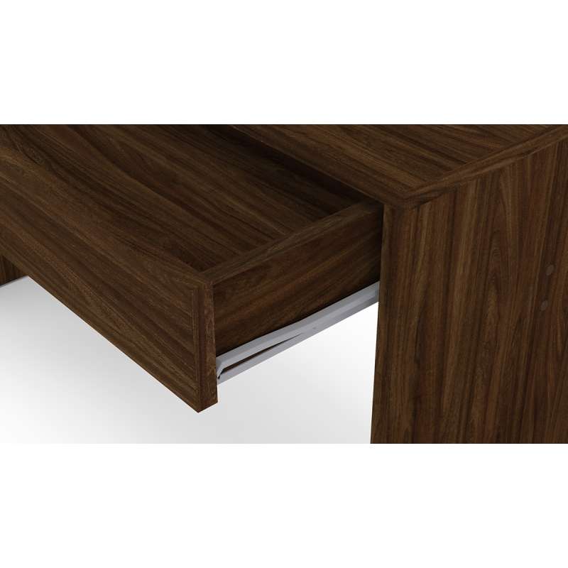 Mesa com Gaveta Lindóia Imbuia Politorno - Imbuia