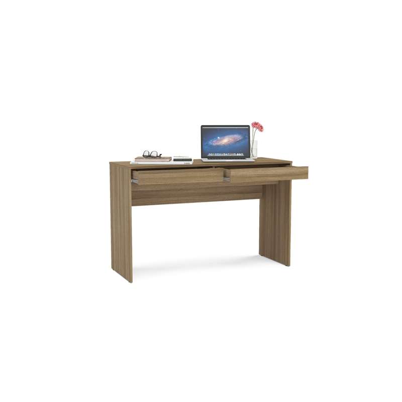 Mesa com Gaveta Lindóia Castanho Politorno - Castanho