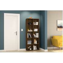 Estante Caracol 10 Nichos Politorno Imbuia 