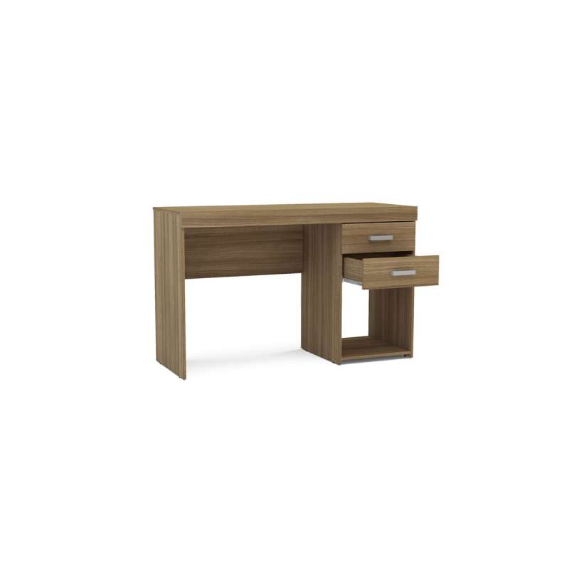 Mesa com Gaveta Malta Castanho Politorno - Castanho
