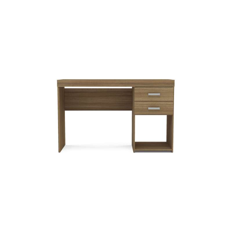 Mesa com Gaveta Malta Castanho Politorno - Castanho