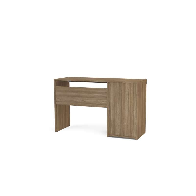 Mesa com Gavetas em Madeira Malta Castanho Politorno - Castanho