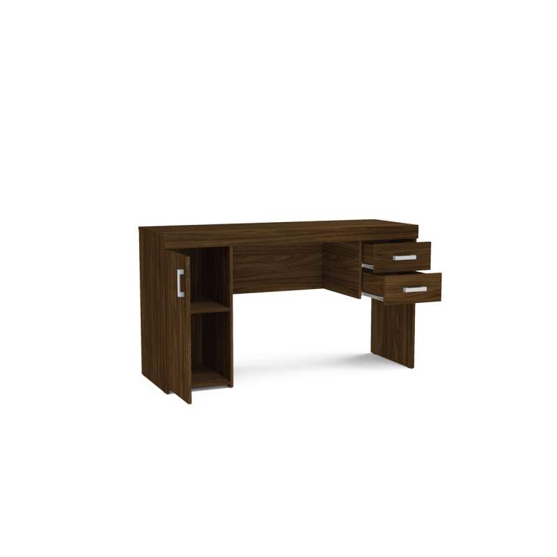 Mesa com Gaveta Miranda Imbuia Politorno - Imbuia