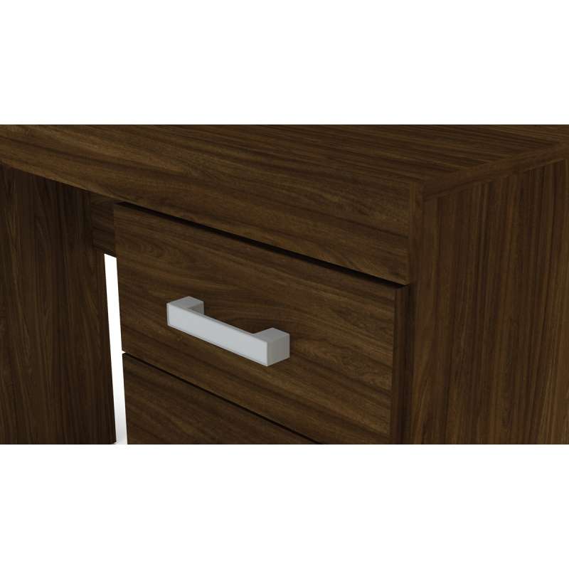 Mesa com Gaveta Miranda Imbuia Politorno - Imbuia