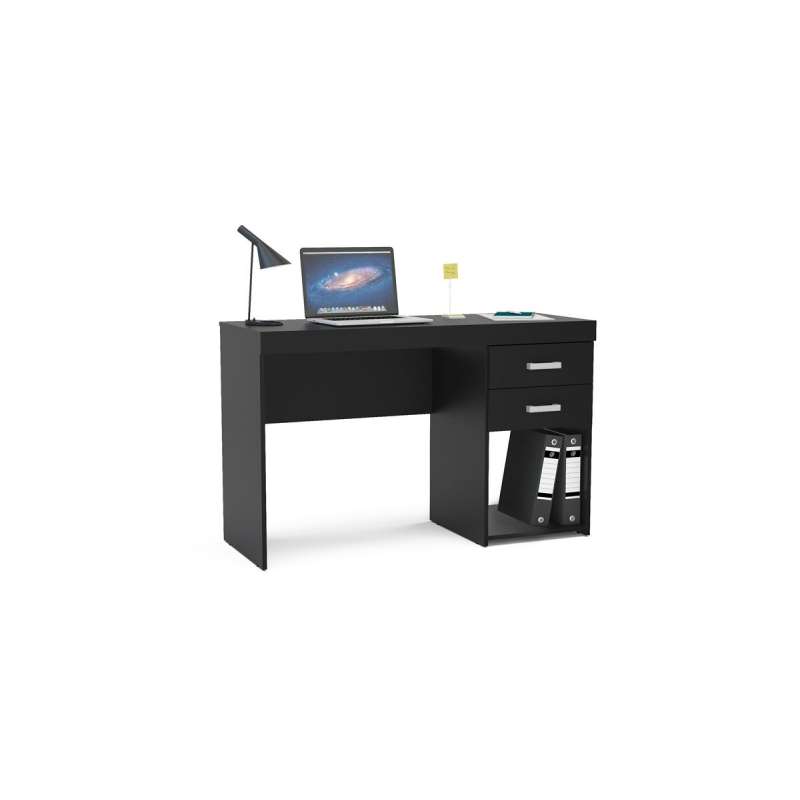 Mesa com Gaveta Malta Preto Politorno - Preto