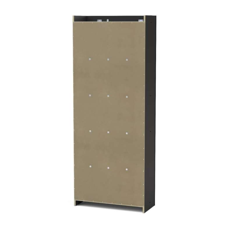 Estante para Sala com Vistas Preto Politorno - Preto