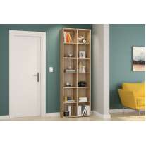 Estante Caracol 12 Nichos Carvalho Claro Politorno