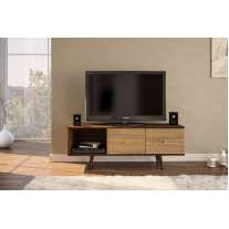 Rack Osasco imbuia Argel Politorno Rack Osasco imbuia Argel Politorno
