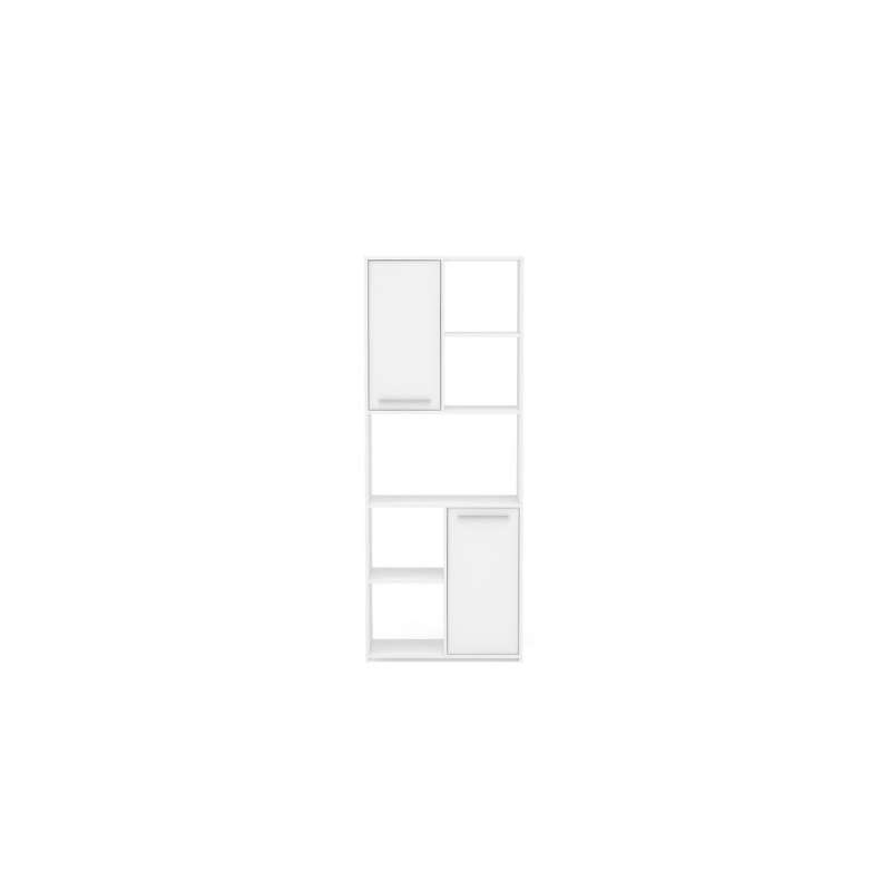 Estante Jurerê 2 portas 2 prateleiras Branco Politorno - Branco