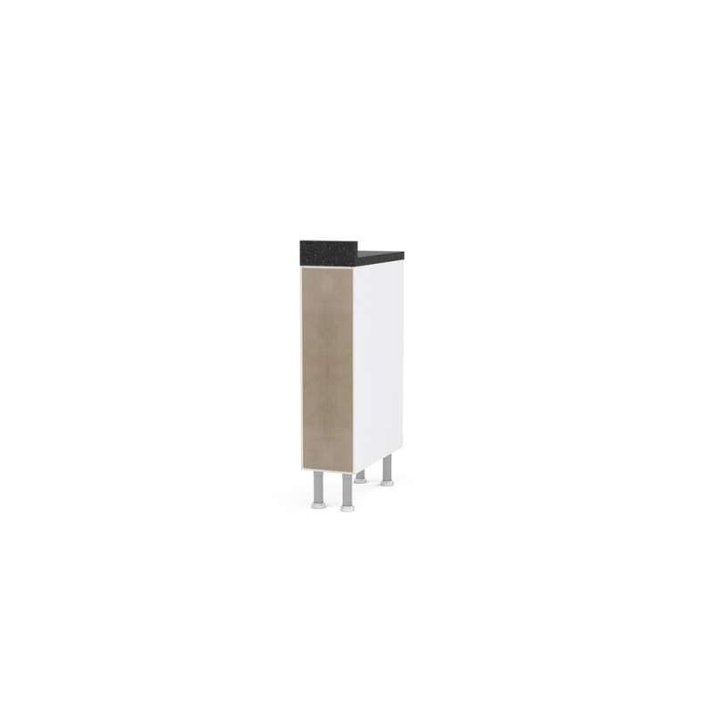 Toalheiro Floripa Branco Nero Politorno - Branco Nero