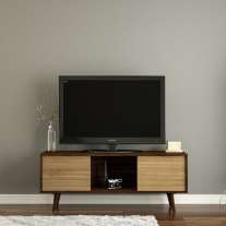 Rack Osasco com Portas Imbuia Argel Politorno