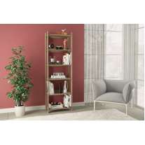 Estante Platina Alta e Estreita Castanho Politorno