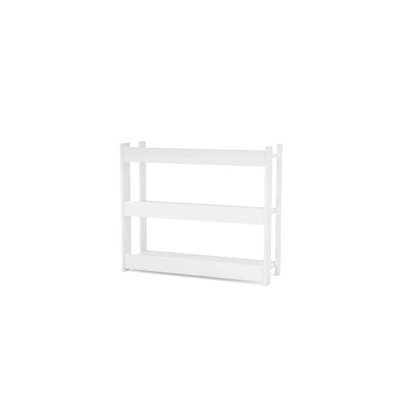 Estante Platina Baixa Branco Politorno - Branco
