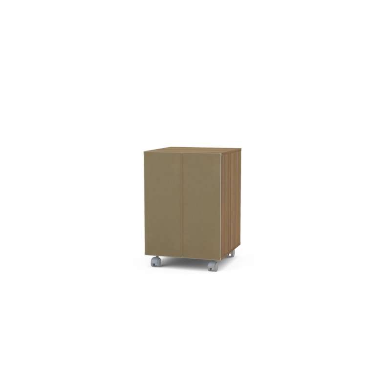Gaveteiro Politorno Mauá 3 Gavetas 450 mm Castanho - Castaho