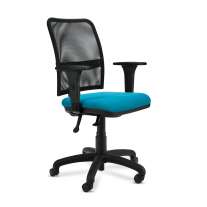 Cadeira Escritório Gitatória Executiva Preto/Azul - Cercatto