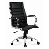 Cadeira de Escritório Giratória Presidente Preto Cercatto