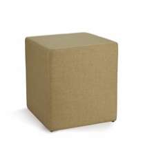 Puff Quadrado PF001 Bege - Cercatto