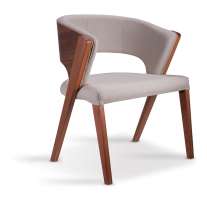 Poltrona Decorativa para Sala Argeno D102 Linho - Cercatto