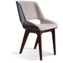 Cadeira de madeira Cálcar D101 Linho - Cercatto