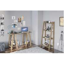 Kit para Escritório Delta Carvalho Claro Politorno