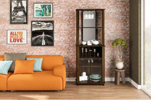 Bar de Madeira para Sala Andes Tabaco Politorno