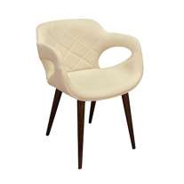 Poltrona Fixa Cercatto PL209 em Tecido Linho Bege