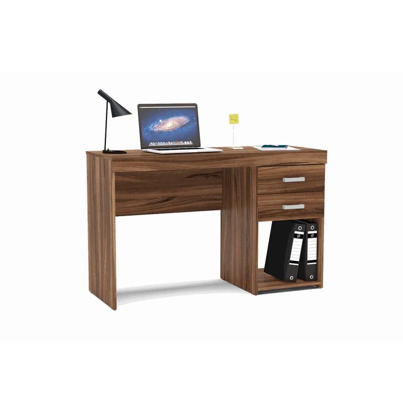 Mesa de escritório Malta 2 gavetas New Avelã Politorno - New Avelã