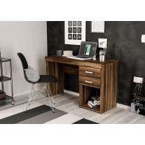 Mesa de escritório Malta 2 gavetas New Avelã Politorno