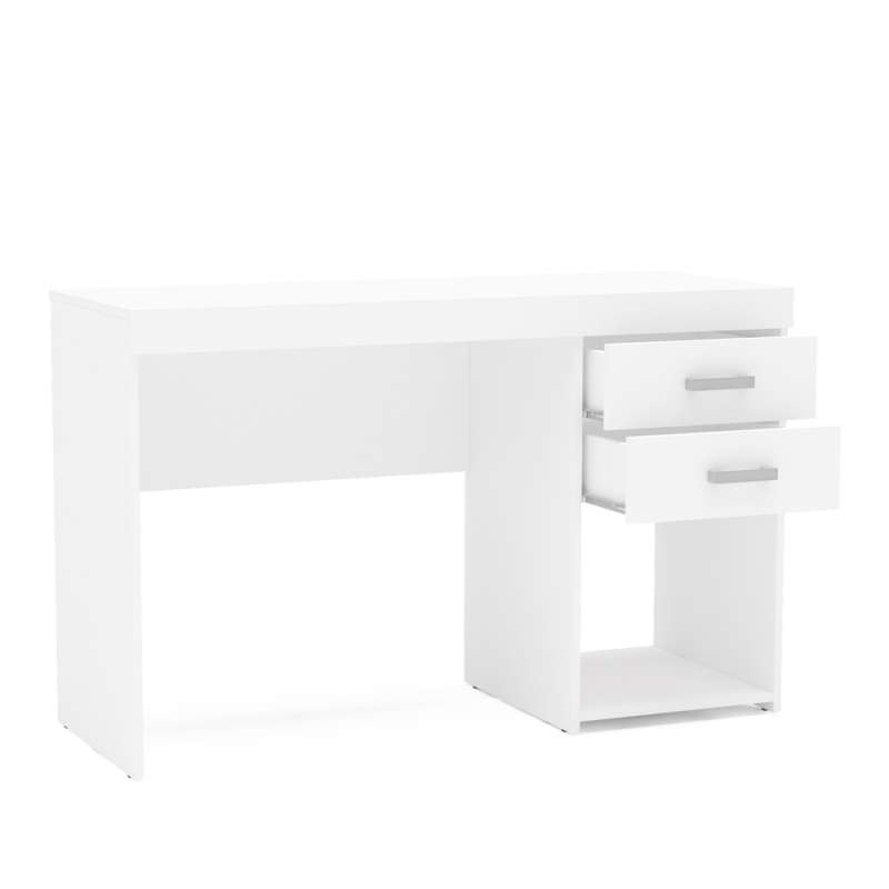 Mesa com Gaveta Malta Branca Politorno - Branco