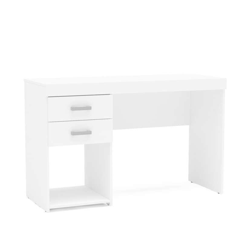 Mesa com Gaveta Malta Branca Politorno - Branco