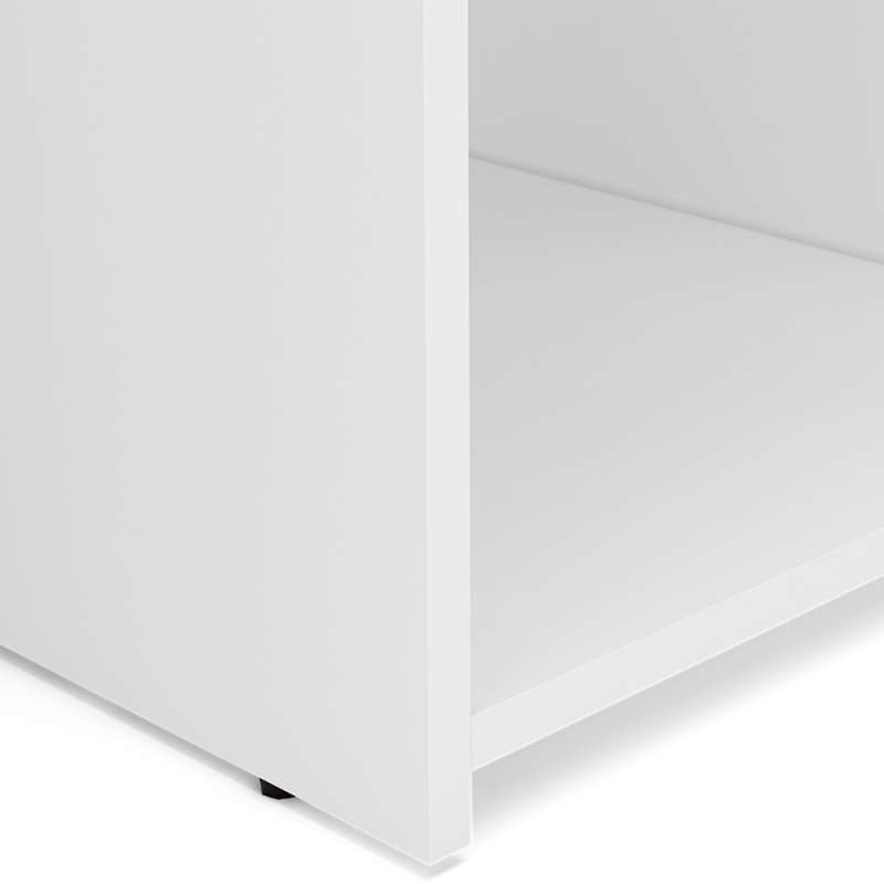 Mesa com Gaveta Malta Branca Politorno - Branco