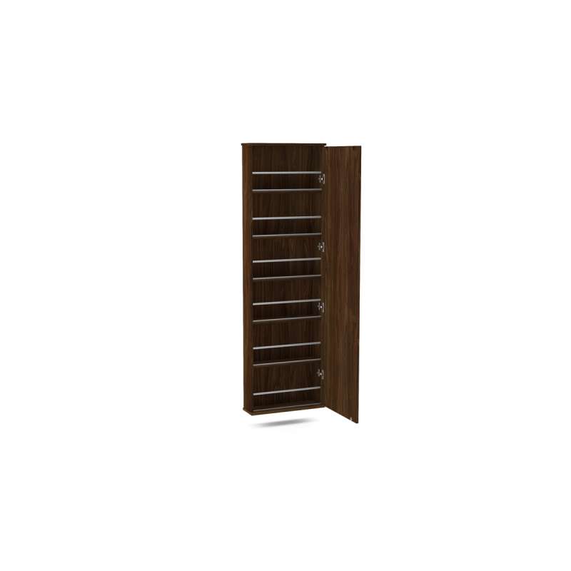 Sapateira de Madeira com Porta Itabuna Imbuia Politorno - Imbuia