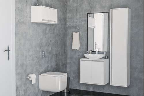 Banheiro Completo Una Branco Politorno