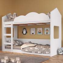 Beliche Casinha Montessoriano Branco Completa Móveis Beliche Casinha Montessoriano Branco Completa Móveis