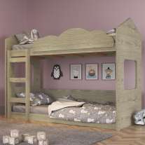 Beliche Casinha Montessoriana Montreal Carvalho Completa Móveis Beliche Casinha Montessoriana Montreal Carvalho Completa Móveis