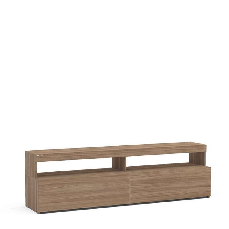 Rack com painel para TV México Castanho Politorno - Castanho