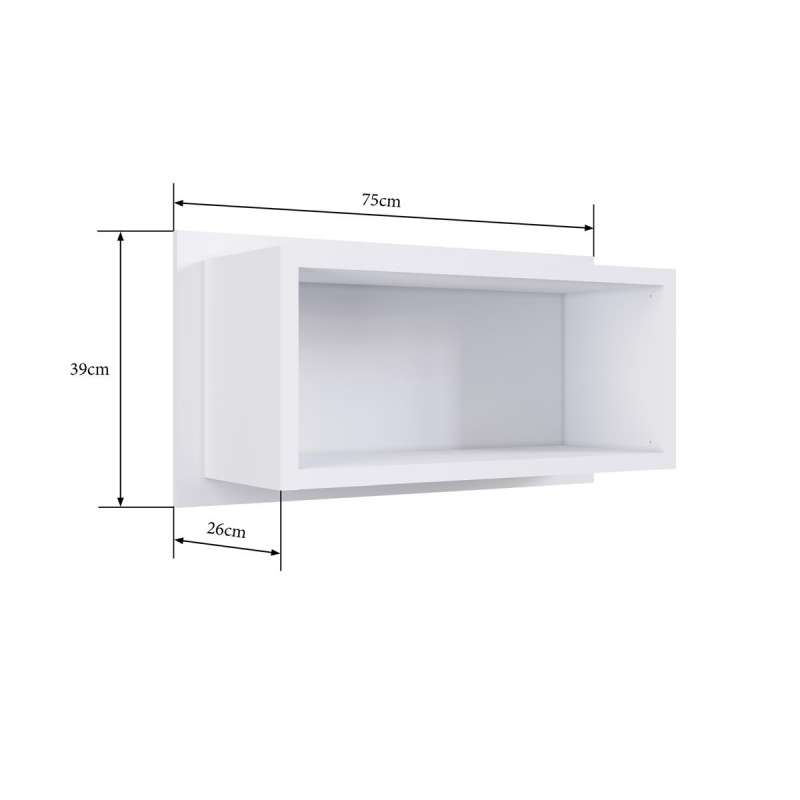 Nicho para quarto infantil Branco Completa Móveis - Branco