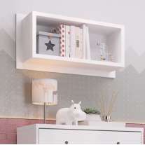 Nicho para quarto infantil Branco Completa Móveis Nicho para quarto infantil Branco Completa Móveis