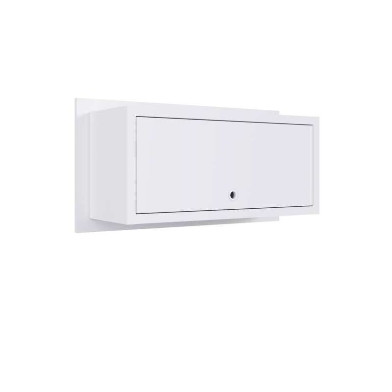 Nicho com porta para quarto Branco Completa Móveis - Branco