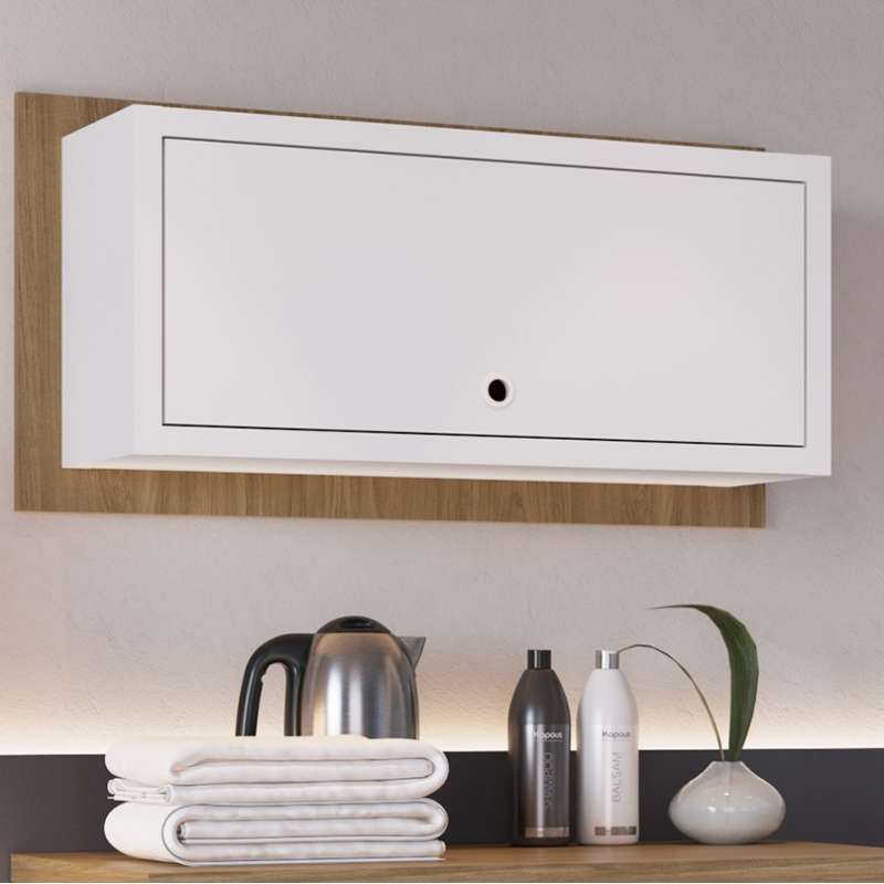 Nicho com porta para quarto Itapua e Branco Completa Móveis - Itapua/Branco