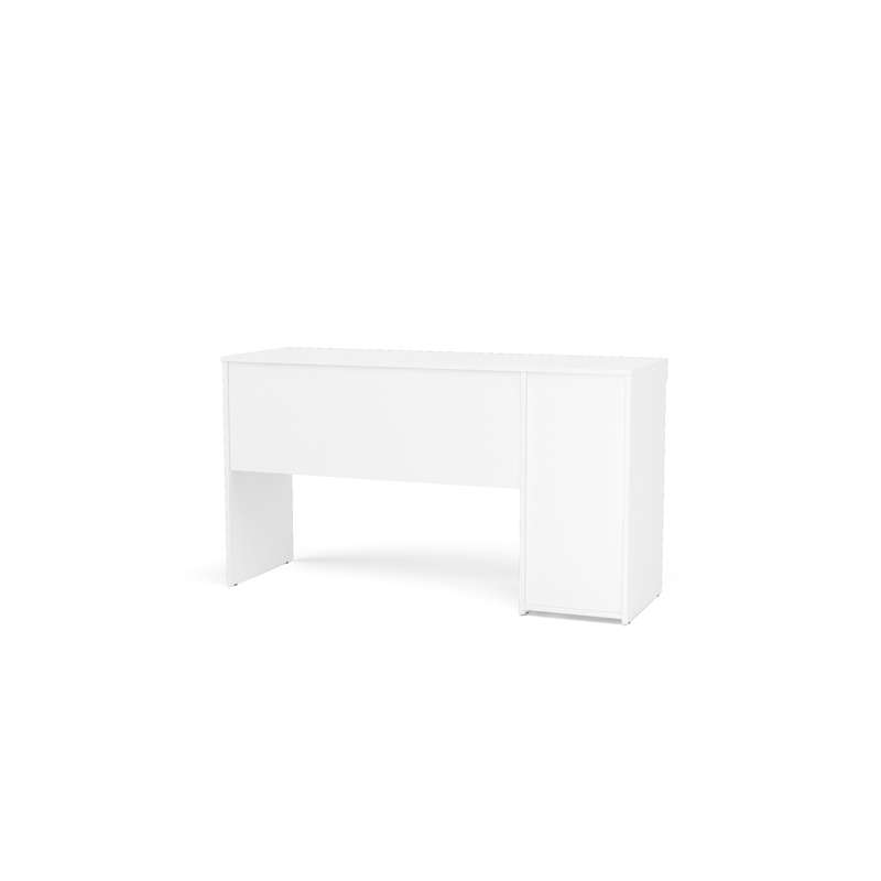 Mesa com Gaveta Miranda Branca Politorno - Branco