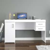 Mesa com Gaveta Miranda Branca Politorno