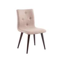 Cadeira de Jantar Rubi Botonê Bege Compezano