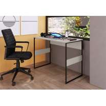 Mesa Home Office Madrid 100cm Bege Mesa Home Office Madrid 100cm Bege