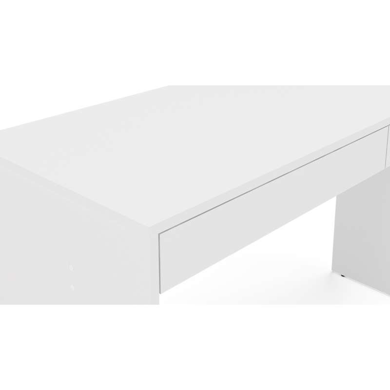 Mesa com Gaveta Lindóia Branca Politorno - Branco