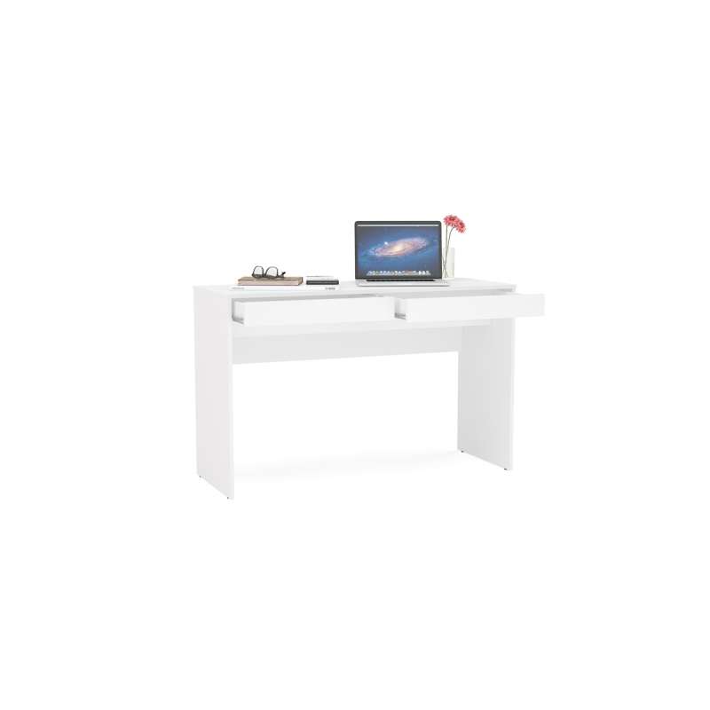 Mesa com Gaveta Lindóia Branca Politorno - Branco