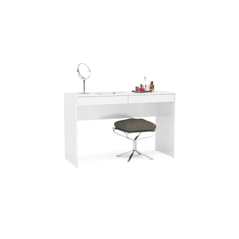 Mesa com Gaveta Lindóia Branca Politorno - Branco