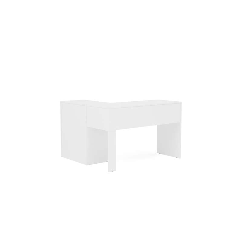 Kit Escritório Portugal Branco Politorno - Branco